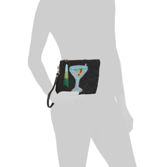 SINCERELY JULES Martini Beaded Wristlet Pouch - Viral TikTok - NIB - Picture 3 of 4